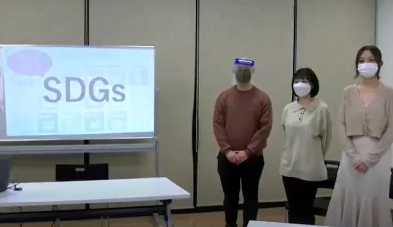麗大学生が「かしわ国際交流ウィーク2021」にてSDGsについて発表