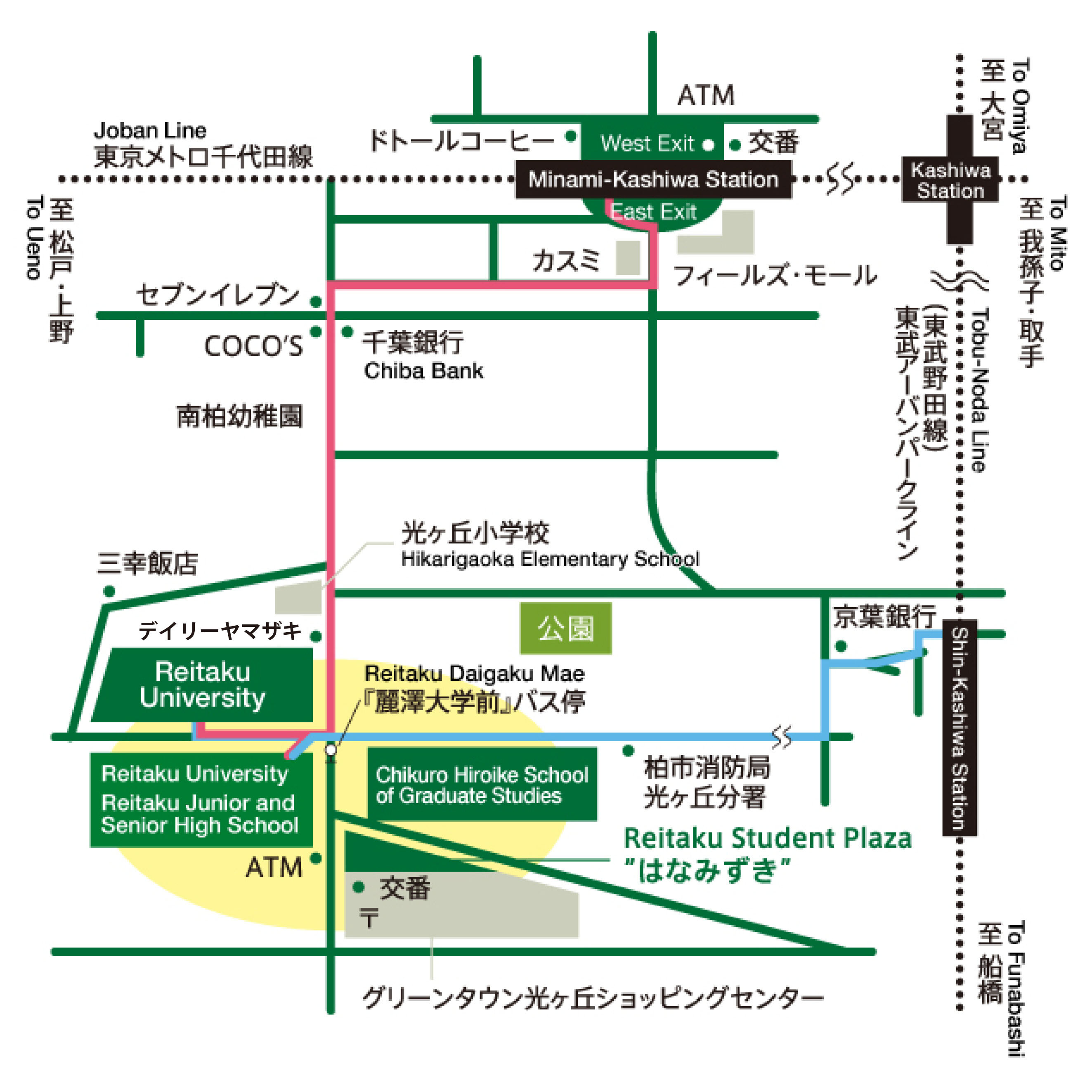 Location 麗澤大学 Location 麗澤大学