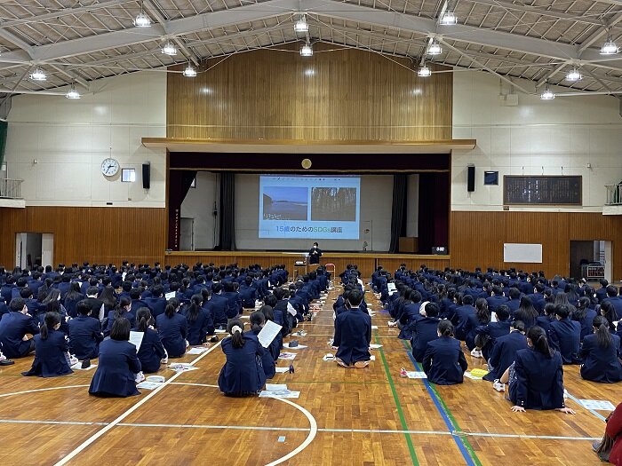 【開催報告】高大連携事業　千葉県立松戸国際高等学校でSDGsに関する出張講義を実施