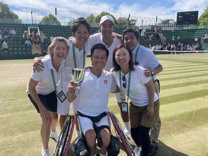 国枝選手ウィンブルドン初優勝