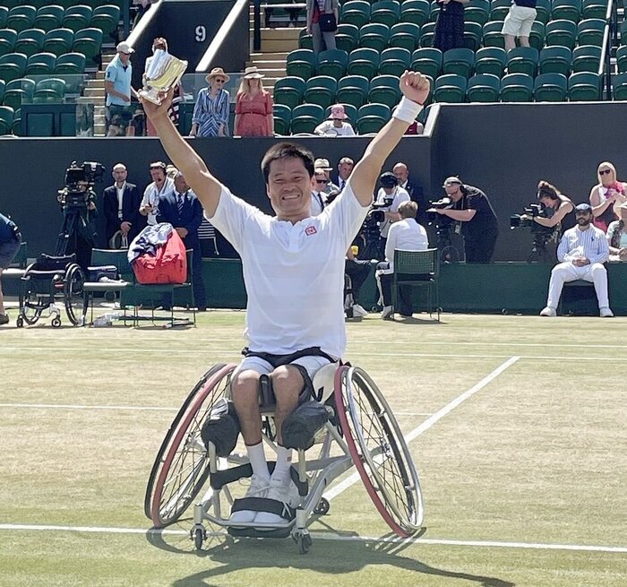 国枝選手ウィンブルドン初優勝