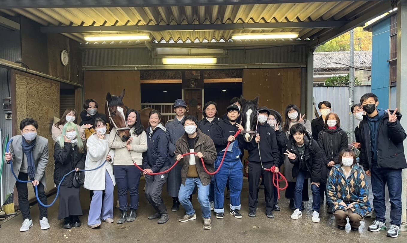 馬術部が麗峰・麗輝の離厩式を行いました