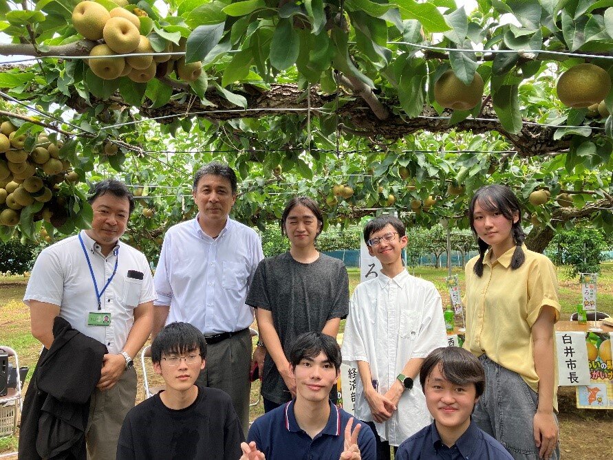 【開催報告】白井梨センターにて、梨の試食会に参加しました。