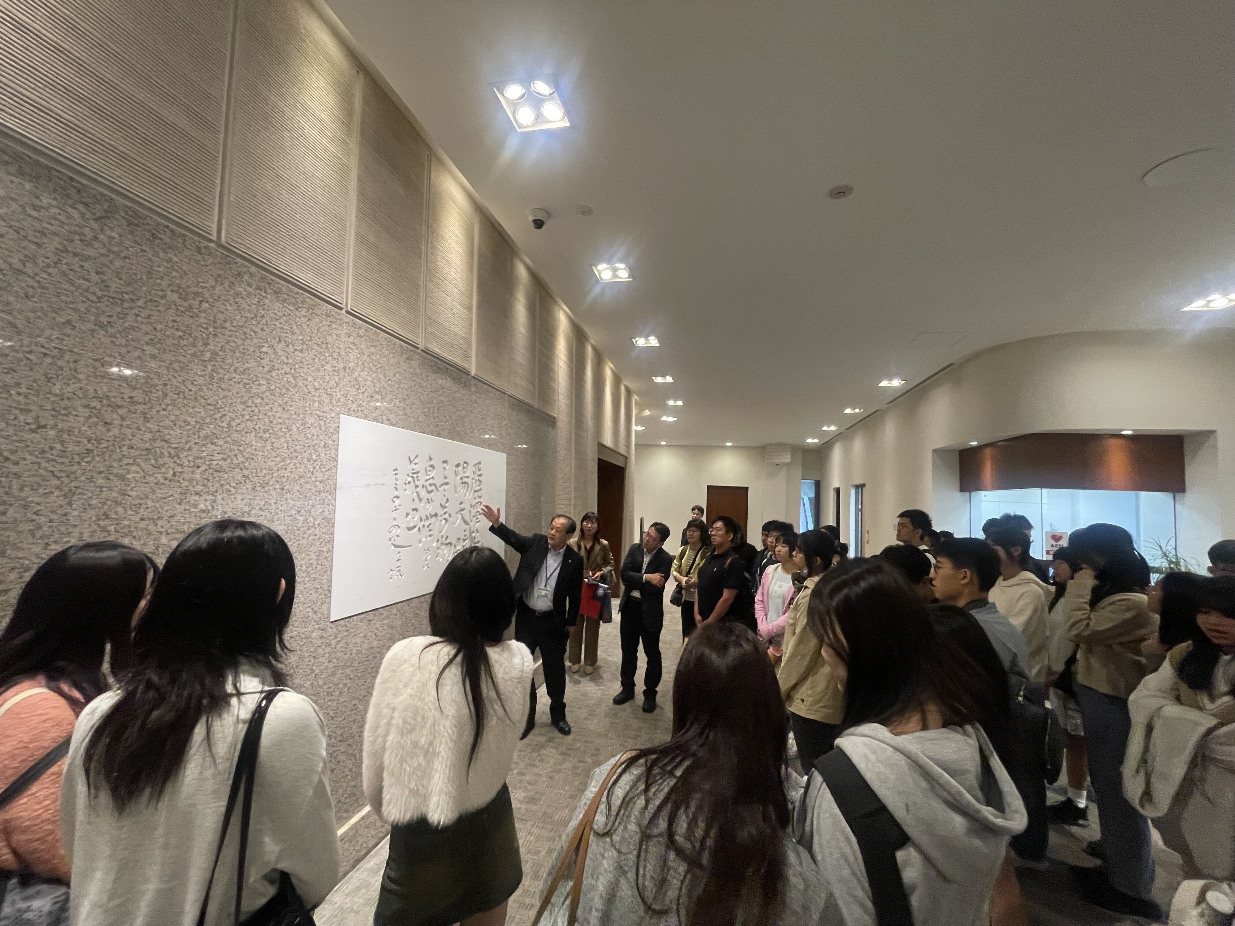 【実施報告】台湾・明道高校の生徒が来学。特別講演への参加と廣池千九郎記念館を見学