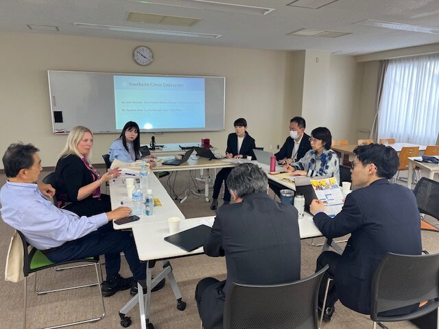 【開催報告】サザンクロス大学との留学協議が行われました