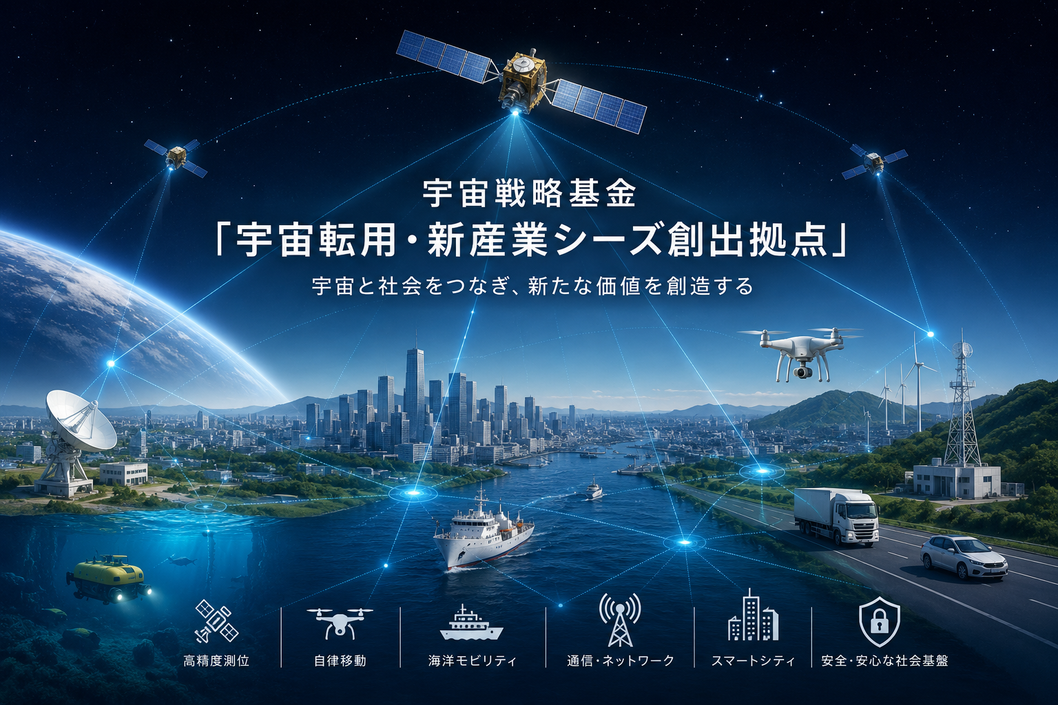 Reitaku University The TUMSAT Space Strategic Fund "Center for Space Utilization and New Industry Seeds Creation" was adopted by the Tokyo University of Marine Science and Technology (TUMSAT), in which TUMSAT is a member.